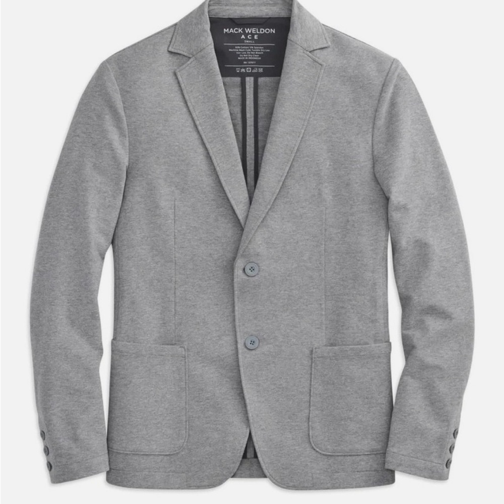Mack Weldon Light Gray Blazer